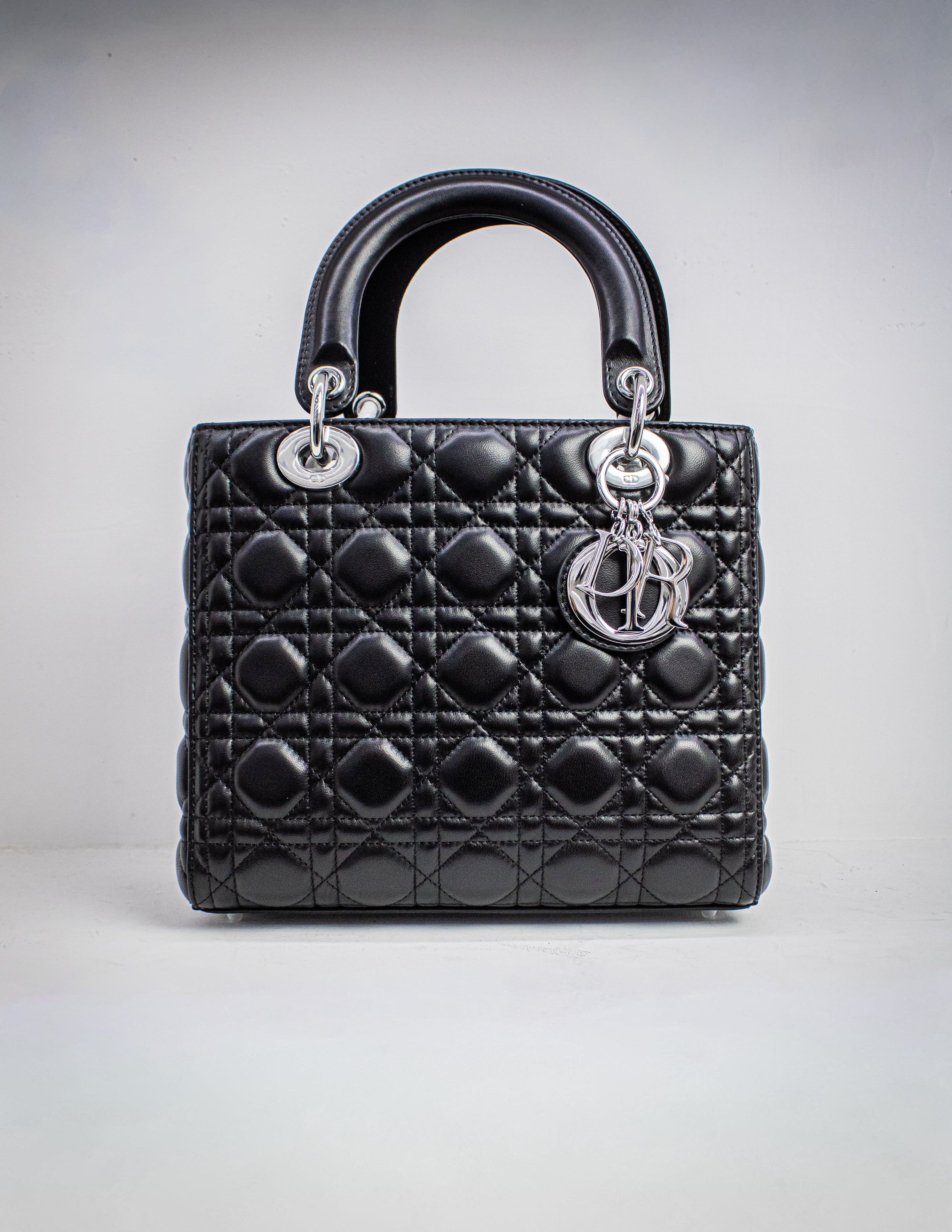 BOLSO LADY DIOR GRANDE CONNAGE NEGRO
