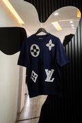 PLAYERA LV MONOGRAM SLEEVED KNITTED
